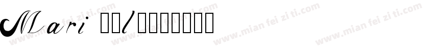 Mari Bold字体转换
